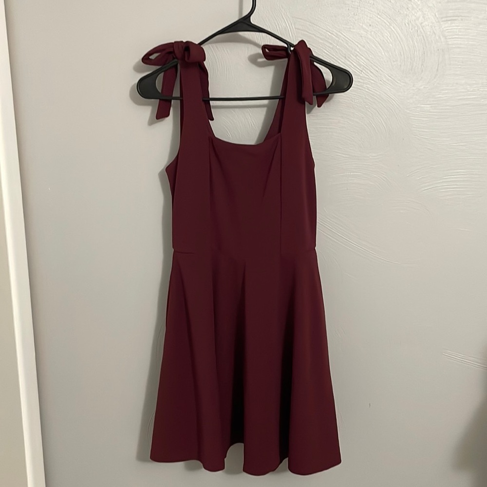 Francesca’s Trixxi size small burgundy dress